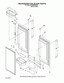 Part Location Diagram of 12989001 Whirlpool NAMEPLATE
