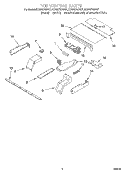 TOP VENTING Diagram and Parts List for KEBS278DBS7  KitchenAid Wall Oven
