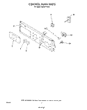 CONTROL PANEL , LIT/OPTIONAL Diagram and Parts List for KEMS376TAL0  KitchenAid Microwave Oven Combo