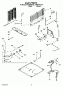 UNIT PARTS Diagram and Parts List for ET8WTMXKQ09  Whirlpool Refrigerator