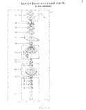 BASKET DRIVE AND BRAKE Diagram and Parts List for LA6800XPW0  Whirlpool Washer