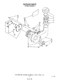 BLOWER Diagram and Parts List for KUDS220ST0  KitchenAid Dishwasher