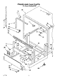 FRAME AND TANK Diagram and Parts List for KUDS23HY0  KitchenAid Dishwasher