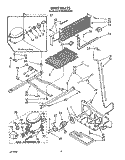 UNIT Diagram and Parts List for ET20DKXVW06  Whirlpool Refrigerator