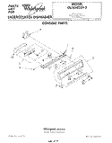 CONSOLE Diagram and Parts List for DU5040XP2  Whirlpool Dishwasher