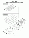 Part Location Diagram of WPW10486289 Whirlpool Glass Shelf