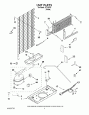 UNIT PARTS Diagram and Parts List for IST143301  Inglis Refrigerator