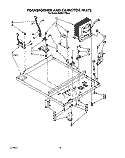 TRANSFORMER AND CAPACITOR Diagram and Parts List for KEMI371TBL2  KitchenAid Microwave Oven Combo