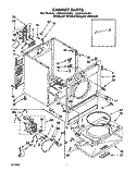 SECTION Diagram and Parts List for LEC6646AQ0  Whirlpool Dryer