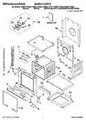 OVEN PARTS Diagram and Parts List for YKEBC177KM0  KitchenAid Wall Oven