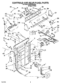 Part Location Diagram of W10111545 Whirlpool Cord, Power