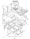 SHELF , LIT/OPTIONAL Diagram and Parts List for ET18DKXTF03  Whirlpool Refrigerator