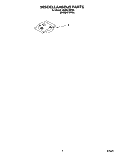 MISCELLANEOUS, LIT/OPTIONAL Diagram and Parts List for DU800CWDQ3  Whirlpool Dishwasher