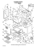 CHASSIS PARTS Diagram and Parts List for KERS308XSS2  KitchenAid Range