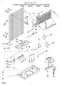 UNIT Diagram and Parts List for ET14JMXGN02  Whirlpool Refrigerator