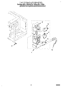 LATCH BOARD Diagram and Parts List for MT4111XBG0  Whirlpool Microwave