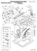 SECTION Diagram and Parts List for KEYS710LQ0  KitchenAid Dryer