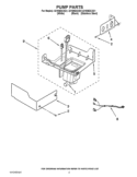 PUMP PARTS Diagram and Parts List for GI15NDXXS1  Whirlpool Ice Maker