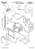 OVEN PARTS Diagram and Parts List for YGBS307PDB5  Whirlpool Wall Oven