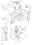 Part Location Diagram of 3399055 Whirlpool PANEL-CNTL