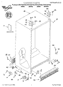 Part Location Diagram of LIT2216798 Whirlpool Literature Parts (Service & Wiring Sheet)
