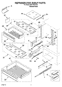 Part Location Diagram of 2222481 Whirlpool Ladder, Shelf Side (2)