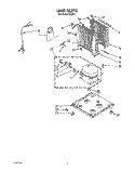 UNIT Diagram and Parts List for D40A1  Whirlpool Dehumidifier
