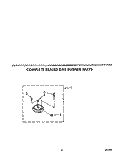 COMPLETE SEALED GAS BURNER Diagram and Parts List for SF385PEWW0  Whirlpool Range