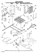 UNIT PARTS Diagram and Parts List for MSD2669KEB01  Whirlpool Refrigerator