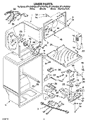 LINER PARTS Diagram and Parts List for ET1LFKXKQ02  Whirlpool Refrigerator