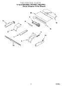 TOP VENTING, OPTIONAL Diagram and Parts List for RBS245PDT11  Whirlpool Wall Oven