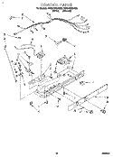 CONTROL Diagram and Parts List for RS25AWXDW00  Roper Refrigerator