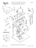 SECTION Diagram and Parts List for LGT7848AZ0  Whirlpool Dryer