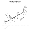 WIRING HARNESS Diagram and Parts List for RB1005XYW5  Whirlpool Wall Oven