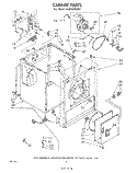 Part Location Diagram of 690850 Whirlpool Cabinet (New Avocado)