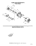 PUMP AND MOTOR, MISCELLANEOUS Diagram and Parts List for DU8300XX2  Whirlpool Dishwasher