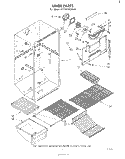 LINER Diagram and Parts List for ET17SCXLWR0  Whirlpool Refrigerator