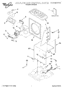SECTION Diagram and Parts List for AD040SJ2  Whirlpool Dehumidifier