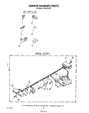 WIRING HARNESS Diagram and Parts List for LA6300XSW1  Whirlpool Washer