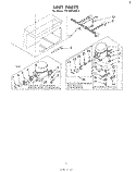 SECTION Diagram and Parts List for EH180FXKN2  Whirlpool Freezer