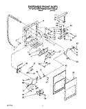 DISPENSER FRONT Diagram and Parts List for KSRS27QAAL06  KitchenAid Refrigerator