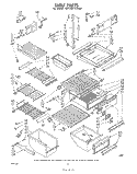 SHELF Diagram and Parts List for ED19MTXLWR1  Whirlpool Refrigerator