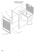 SECTION Diagram and Parts List for BHDH2500FS0  Whirlpool Dehumidifier