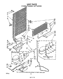 UNIT Diagram and Parts List for ET14JMXSW01  Whirlpool Refrigerator