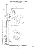 POWERSCREW AND RAM Diagram and Parts List for BLNC800AV2  Whirlpool Trash Compactor