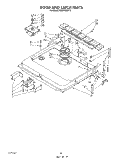 DOOR AND LATCH Diagram and Parts List for KUDA22ST0  KitchenAid Dishwasher
