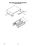 TOP GRILLE AND UNIT COVER Diagram and Parts List for KSSS48DAW00  KitchenAid Refrigerator