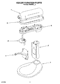 Part Location Diagram of W10291067 Whirlpool HOUSING