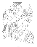 SECTION Diagram and Parts List for LE7080XSW0  Whirlpool Dryer