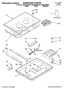 COOKTOP PARTS, OPTIONAL PARTS Diagram and Parts List for KECC566RSS02  KitchenAid Cooktop